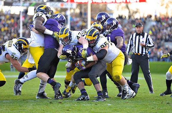 Joe Bolden (35), Frank Clark (57), Jake Ryan (47), James Ross (15), and Ryan Glasgow (96)