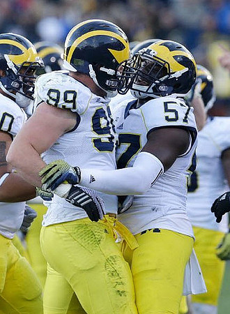 Matthew Godin (99) and Frank Clark (57)
