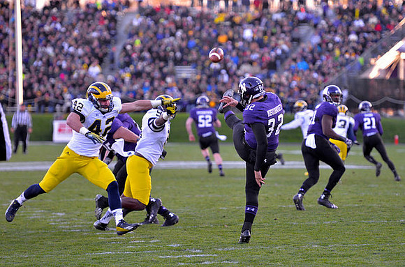 Ben Gedeon (42) and Mike McCray (9)