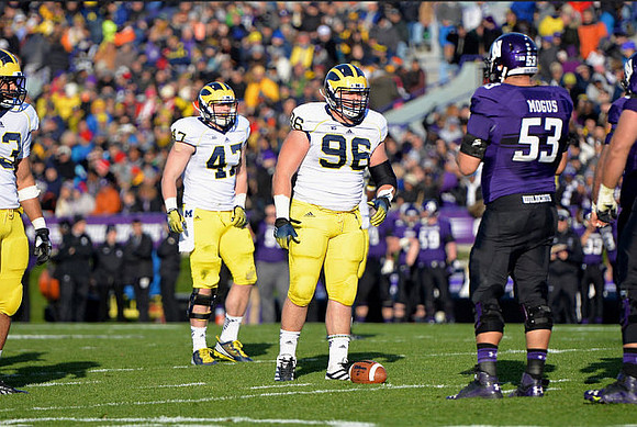 Chris Wormley (43), Jake Ryan (47), and Ryan Glasgow (96)