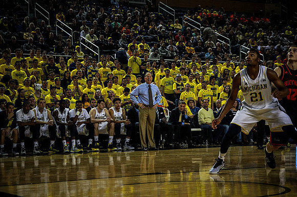John Beilein and Zak Irvin (21)