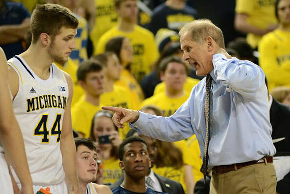 Max Bielfeldt (44) and John Beilein
