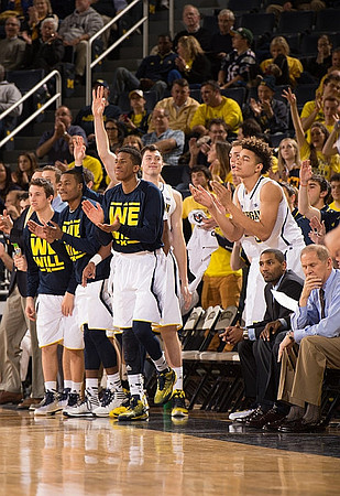 Michigan Team, LaVall Jordan, and John Beilein