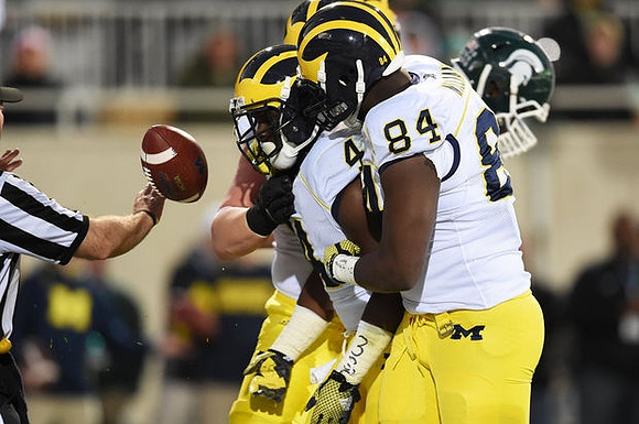 De'Veon Smith (4) and A.J. Williams (84)