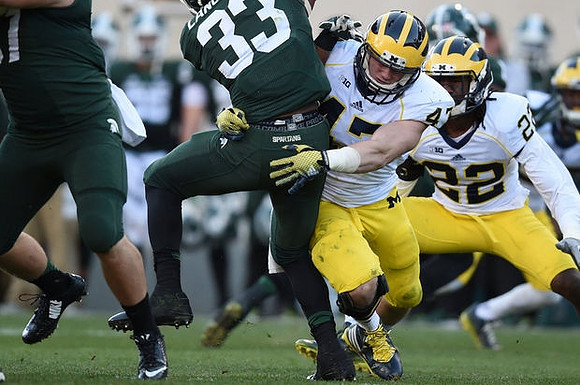 Jake Ryan (47) and Jarrod Wilson (22)