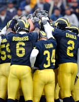 Joey Sarantos (59), Prescott Burgess (6), Joe Leoni (34), and Shawn Crable (2)