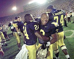 Patrick McCall (24), J.R. Ford (39), and Jason Brooks (74)