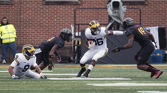 Grant Perry (9) and Jehu Chesson (86)