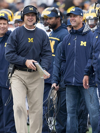 Jim Harbaugh and John Harbaugh