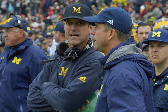 Greg Mattison, Jim Harbaugh, and John Harbaugh
