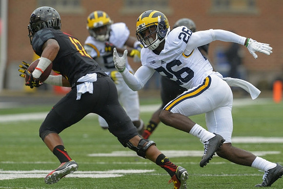 Jourdan Lewis (26) and Jabrill Peppers (5)