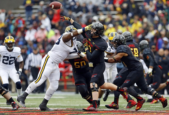 Jarrod Wilson (22), Maurice Hurst (73), and Chris Wormley (43)