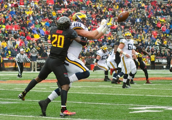 Jake Butt (88), Kyle Kalis (67), and Graham Glasgow (61)