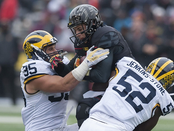 Joe Bolden (35) and Royce Jenkins-Stone (52)