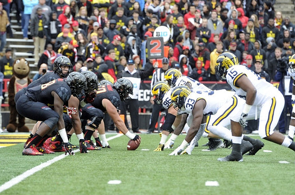 James Ross (15), Taco Charlton (33), Ryan Glasgow (96), and Mario Ojemudia (53)