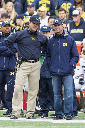 Jim Harbaugh and John Harbaugh