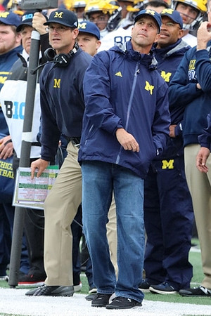 Jim Harbaugh and John Harbaugh