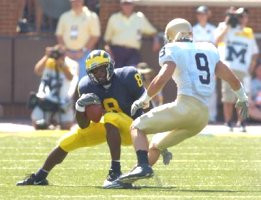 Date: 9/10/2005 | Opponent: Notre Dame | Location: Michigan Stadium, Ann Arbor, MI | Final Score: Michigan 10 Notre Dame 17