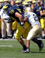 Date: 9/10/2005 | Opponent: Notre Dame | Location: Michigan Stadium, Ann Arbor, MI | Final Score: Michigan 10 Notre Dame 17