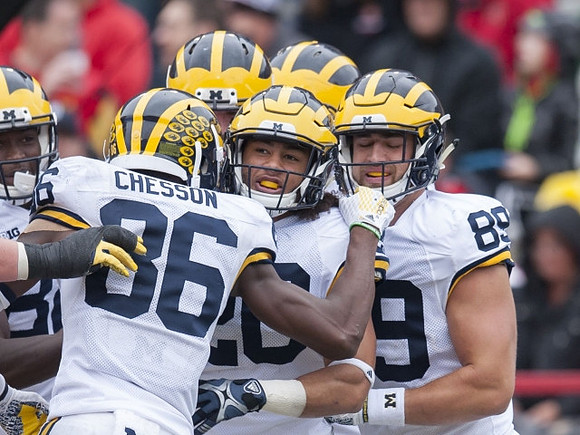 Jehu Chesson (86), Drake Johnson (20), and Ian Bunting (89)