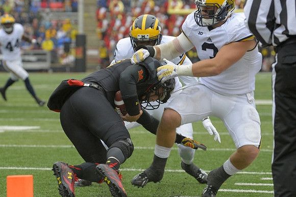 Desmond Morgan (3), Joe Bolden (35), and Delano Hill (44)