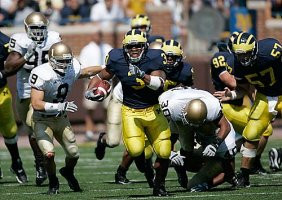 Date: 9/10/2005 | Opponent: Notre Dame | Location: Michigan Stadium, Ann Arbor, MI | Final Score: Michigan 10 Notre Dame 17