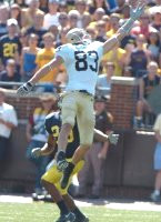 Date: 9/10/2005 | Opponent: Notre Dame | Location: Michigan Stadium, Ann Arbor, MI | Final Score: Michigan 10 Notre Dame 17
