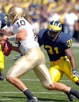 Date: 9/10/2005 | Opponent: Notre Dame | Location: Michigan Stadium, Ann Arbor, MI | Final Score: Michigan 10 Notre Dame 17