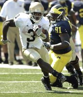 Date: 9/10/2005 | Opponent: Notre Dame | Location: Michigan Stadium, Ann Arbor, MI | Final Score: Michigan 10 Notre Dame 17