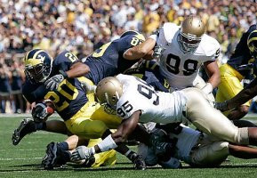 Date: 9/10/2005 | Opponent: Notre Dame | Location: Michigan Stadium, Ann Arbor, MI | Final Score: Michigan 10 Notre Dame 17
