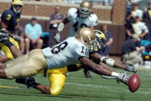 Date: 9/10/2005 | Opponent: Notre Dame | Location: Michigan Stadium, Ann Arbor, MI | Final Score: Michigan 10 Notre Dame 17
