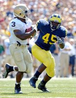 Date: 9/10/2005 | Opponent: Notre Dame | Location: Michigan Stadium, Ann Arbor, MI | Final Score: Michigan 10 Notre Dame 17