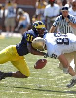 Date: 9/10/2005 | Opponent: Notre Dame | Location: Michigan Stadium, Ann Arbor, MI | Final Score: Michigan 10 Notre Dame 17