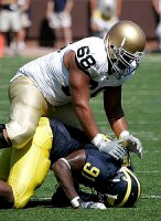 Date: 9/10/2005 | Opponent: Notre Dame | Location: Michigan Stadium, Ann Arbor, MI | Final Score: Michigan 10 Notre Dame 17