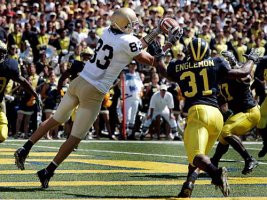 Date: 9/10/2005 | Opponent: Notre Dame | Location: Michigan Stadium, Ann Arbor, MI | Final Score: Michigan 10 Notre Dame 17