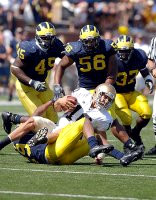 Date: 9/10/2005 | Opponent: Notre Dame | Location: Michigan Stadium, Ann Arbor, MI | Final Score: Michigan 10 Notre Dame 17