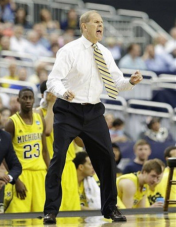 John Beilein and Caris LeVert (23)