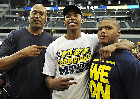 Mitch McGary (4) and Trey Burke (3)
