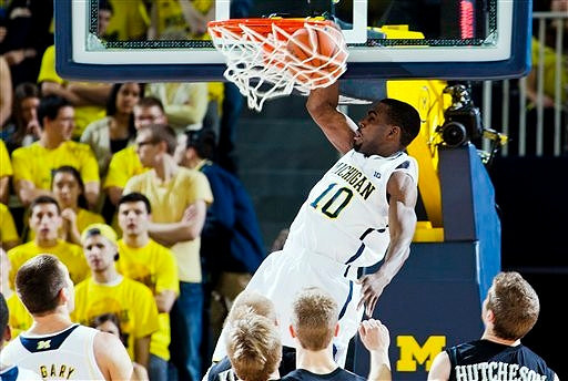 Tim Hardaway Jr. (10) and Mitch McGary (4)