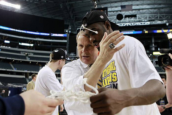 John Beilein and Tim Hardaway Jr. (10)