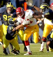 Jon Shaw (22), Marlin Jackson (20), and Dan Rumishek (92)