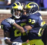 Calvin Bell (27) and Jon Shaw (22)