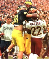 Brian Griese (14), Mark Campbell (88), and Aaron Shea (36)