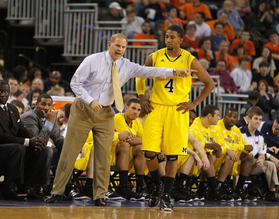 John Beilein and Darius Morris (4)