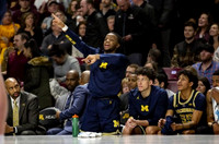 Saddi Washington, Deandre Haynes, Zavier Simpson (3), Brandon Johns Jr. (23), Eli Brooks (55), and Charles Matthews (1)