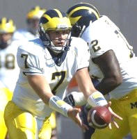 Chad Henne (7) and Rueben Riley (72)