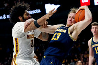 Ignas Brazdeikis (13) and Jon Teske (15)