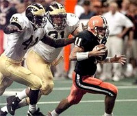 Tommy Hendricks (41) and Josh Williams (91)