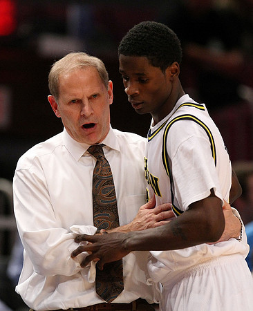 John Beilein and Manny Harris (3)