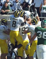 Chad Henne (7), Jason Avant (8), Adam Stenavich (79), and Tyler Ecker (89)